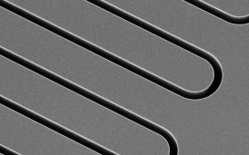 High aspect ratio silicon microfluidic channels